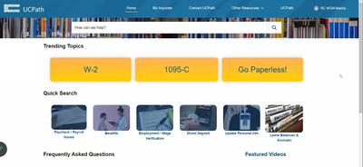 New Ask UCPath Landing Page New Ask UCPath Landing Page